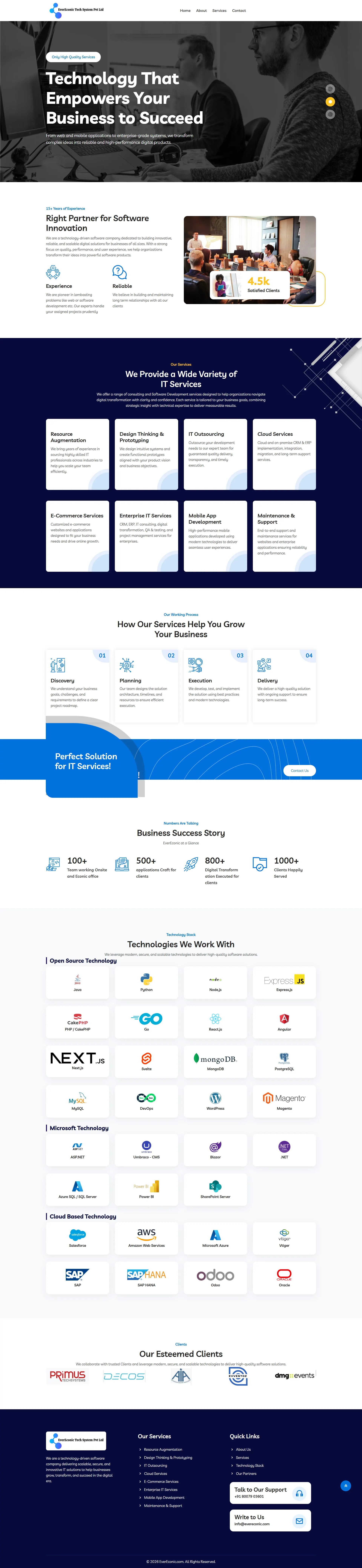 Evereconic Website